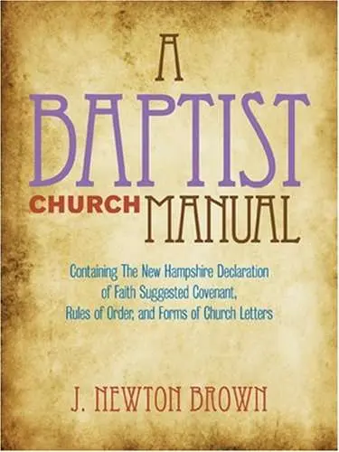 Baptist Church Manual cover