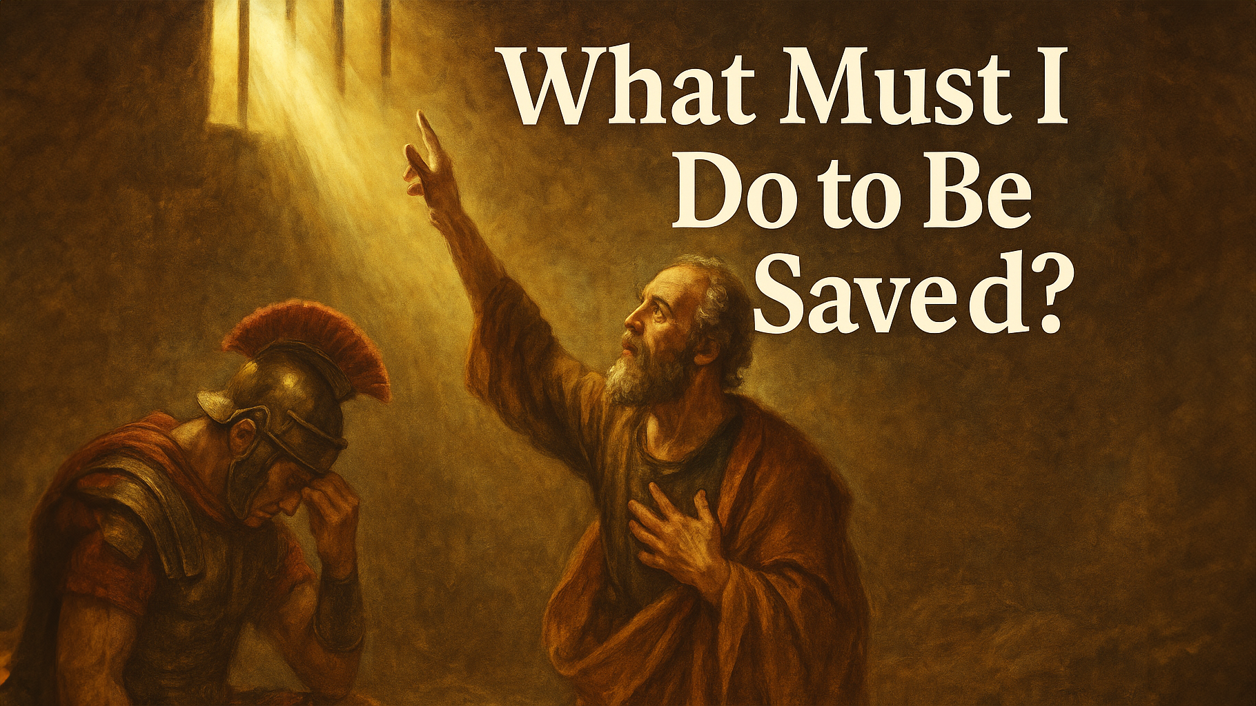 What Must I Do To Be Saved