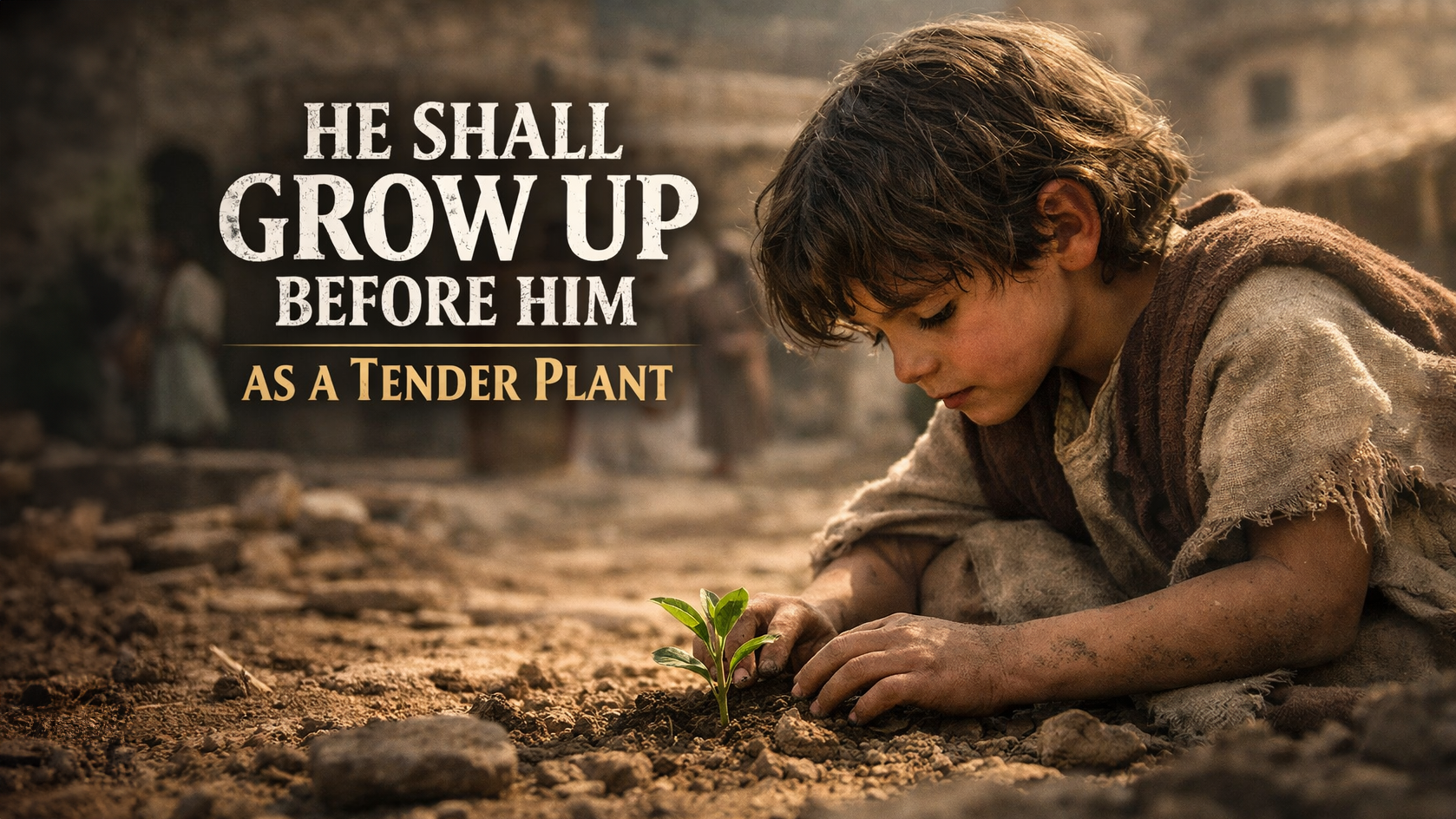 He Shall Grow Up Before Him As A Tender Plant